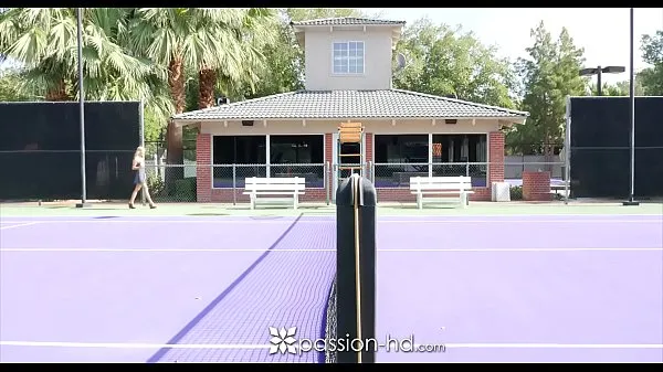 Watch PASSION-HD Petite blonde Bella Rose fucks tennis instructor cool Tube
