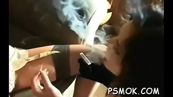 Watch Smoking scene with busty honey cool Tube