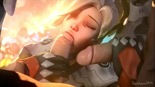 Overwatch Mercy Double Dicked शानदार ट्यूब देखें