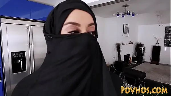 Watch Muslim busty slut pov sucking and riding cock in burka cool Tube