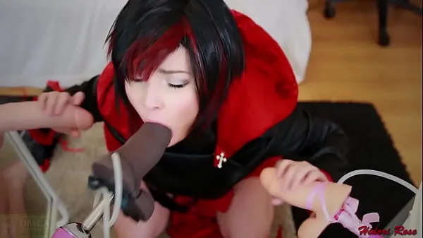 Sehen Sie sich Ruby Rose von RWBY nimmt 3 Schwänze aufcoole Tube an