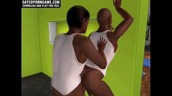 Se Horny 3D cartoon ebony stud getting his ass fucked cool Tube