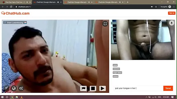 Bekijk Man eats pussy on webcam coole tube