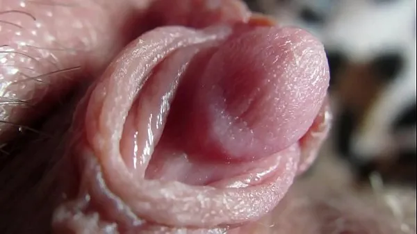 Watch Extreme close up on my huge clit head pulsating cool Tube