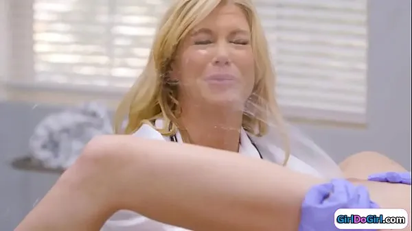Watch Unaware doctor gets squirted in her face cool Tube