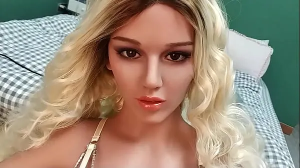 Pozrite si ESDoll 156cm Sexy Blond Beauty Big Boobs Sex Doll cool Tube