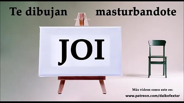 Regardez JOI - Ils vous dessinent la masturbation en classe d'art. Audio espagnol Tubes sympas