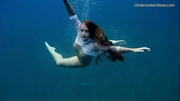 Watch Tenerife babe swim naked underwater cool Tube