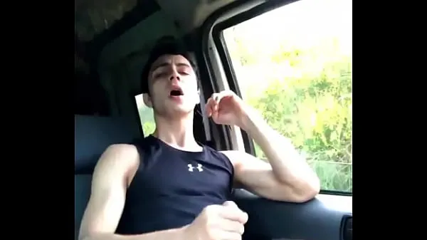 Watch I jerk off in the car and nobody notices cool Tube