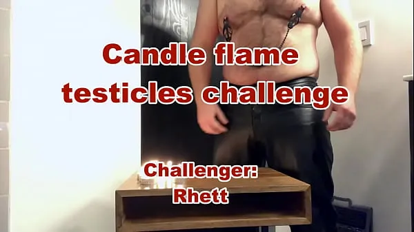 观看Testicle Candle flame Challenge: Challenger Rhett酷的管子