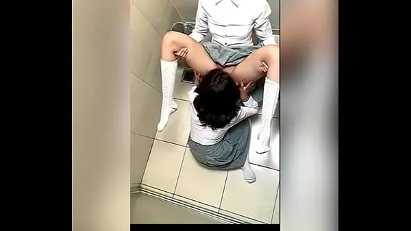 Watch Two Lesbian Students Fucking in the School Bathroom! Pussy Licking Between School Friends! Real Amateur Sex! Cute Hot Latinas cool Tube