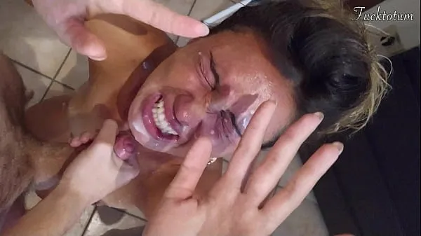 Watch Girl orgasms multiple times and in all positions. (at 7.4, 22.4, 37.2). BLOWJOB FEET UP with epic huge facial as a REWARD - FRENCH audio cool Tube