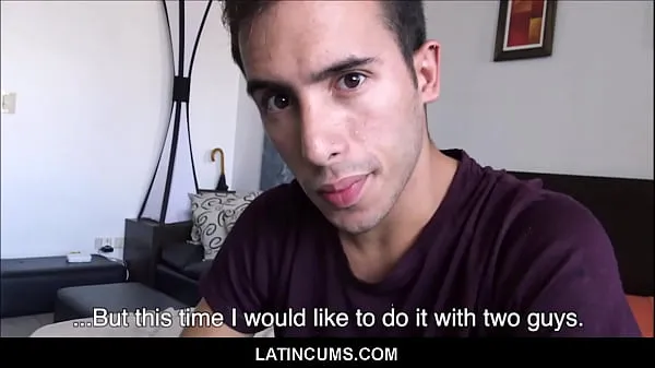 Watch Twink Latin Boy & Three Strangers From App Have Orgy For Cash cool Tube