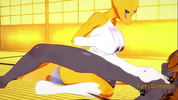 Katso Digimon Hentai - Taomon & Grey Fox Hard Sex 1/2 cool Tube