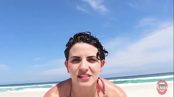 Sehen Sie sich Novinha hatte einen Blowjob mitten am Strandcoole Tube an