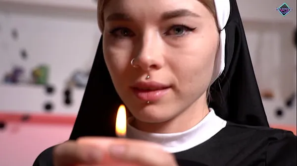 Watch The nun gets horny from a big dick and takes cum in her tight pussy. Karneli Bandi cool Tube