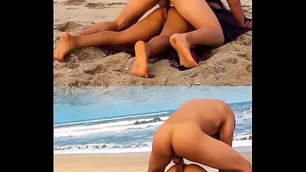 Watch UNKNOWN male fucks me after showing him my ass on public beach cool Tube