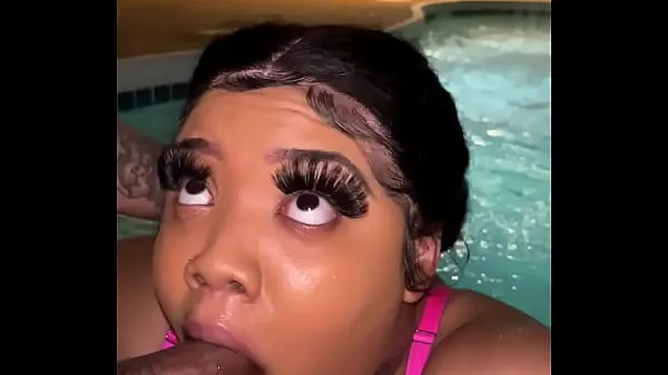 Watch Sucking dick in the pool till gives me a facial cool Tube