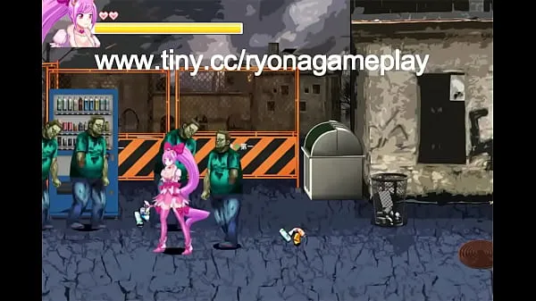 Sledujte Pretty pink girl having sex with zombie man in action porn hentai ryona gameplay cool Tube