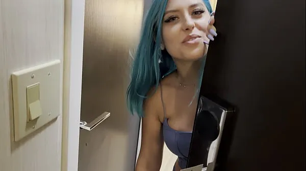 Watch Casting Curvy: Blue Hair Thick Porn Star BEGS to Fuck Delivery Guy cool Tube