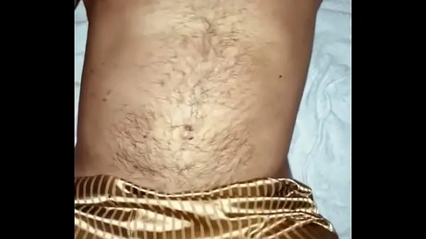 Hairy man solo with golden shorts harika Tube'u izleyin