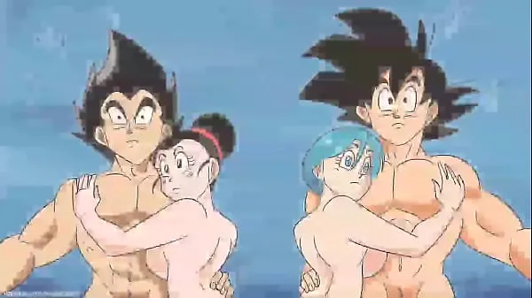 Mira Gogeta y Bulma y chichi al fin hacen el amortubo genial