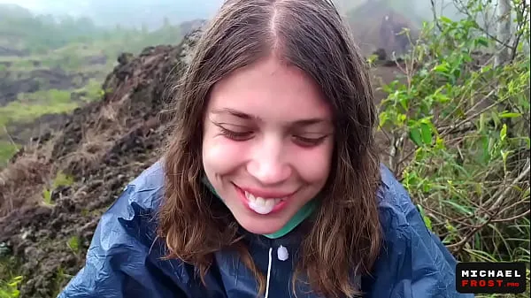 Watch The Riskiest Public Blowjob In The World On Top Of An Active Bali Volcano - POV cool Tube