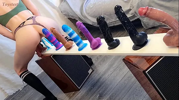 Watch Choosing the Best of the Best! Doing a New Challenge Different Dildos Test (with Bright Orgasm at the end Of course cool Tube
