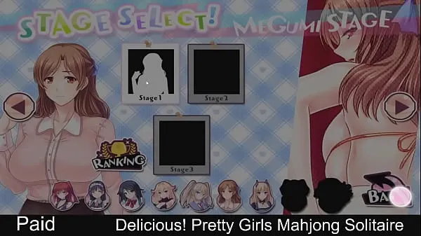 شاهد Delicious! Pretty Girls Mahjong Solitaire Megumi أنبوب رائع