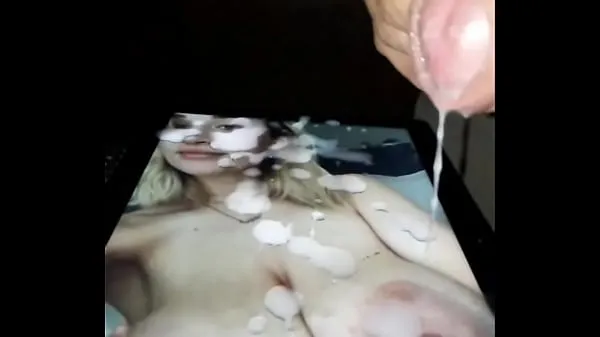 Watch Blonde Gigantic tits and areolas Cumtribute Three cums in a row Slow Mo cool Tube